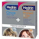 HEDRIN Vorteilspack - 1 x ONCE Spray Gel (60 ml) + 1 x Protect&Go Spray (120 ml) - Set zur...