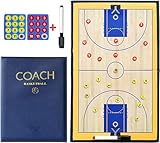 CREADY Tafel Basketball Trainer | Geschenk Basketball Trainer mit Magneten | Taktikmappe Basketball...