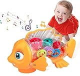 Baby Musik Spielzeug,Kriechendes Musikalisches Babyspielzeug für Kleinkinder 6 9 12 18 Monate...