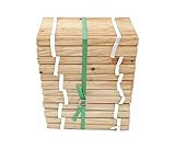 Gartenwelt Riegelsberger Rollweg Basic aus Lärche 26x250 cm Holz-Tritte für Garten Holzweg