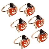 Halloween- -Serviettenringe – -Serviettenhalter für Halloween-Dekorationen –...