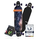 Sporterra Longboard [Sommer-Angebot] - Longboard Erwachsene und Jugendliche - Optimiert bis ins...