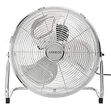 Arebos Bodenventilator Ø36 cm | Windmaschine Retro Stil | Ventilator | 3 Geschwindigkeitsstufen |...