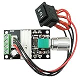 Rheross 6 V 12 V 24 V 28 V 3A 80 W DC-Motordrehzahlregler (PWM) Drehzahleinstellbarer Wendeschalter...