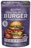 IronMaxx Fertigmischung für Vegan Burger aus Erbsenprotein, High Protein Food mit 35g Protein und...