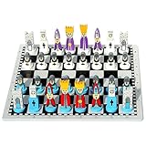 Entzückendes Schachspiel - Lustiges Schachbrett, Mini-Set | niedliches und farbenfrohes Set mit...