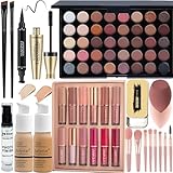 All in One Make Up Set - Schminke Set für Frauen - 40 Farben Lidschatten Palette, Mascara,...