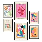 Nacnic Set von 6 Poster Matisse. Sammlung von Platten mit ästhetischer Collage für...