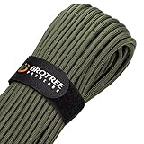 BROTREE Paracord 4mm 9 Strängen 100% Nylon Schnüre (15m, 30m, 50m, 100m) Type III Seil für...