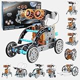 Solar Roboter Kit,29-in-1 DIY Bauspielzeug Angetrieben durch Solarenergie,Kinder...