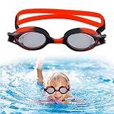 BAOSROY Schwimmbrillen Kinder,Schwimmbrille Kinder Antibeschlag,Anti-Fog...