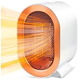 Heizlüfter Energiesparend, 1200W Heizung Elektrisch PTC Keramik Elektroheizung, 2 Heizmodi,...
