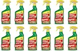 Neudorff Spruzit Schädlingsfrei Rosenspray AF 12x 750 ml saugende Insekten Thripse Zikaden...