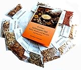 Räucherwerk, Schnupper-Set Hölzer, Rinden und Wurzeln, 10tlg., incl. 32seitige Broschüre