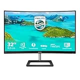 Philips 322E1C - 32 Zoll FHD Curved Gaming Monitor, 75 Hz, 4ms, FreeSync (1920x1080, VGA, HDMI,...