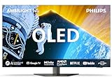 Philips Ambilight 65OLED809 4K OLED Smart TV - 65-Zoll Display mit P5 AI Perfect Picture, Ultra HD...