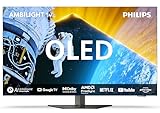 Philips Ambilight 48OLED809 4K OLED Smart TV - 48-Zoll Display mit P5 AI Perfect Picture, Ultra HD...