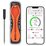 ThermoPro TempSpike Fleischthermometer Kabellos 150m Bluetooth Grillthermometer IP67 Meat...