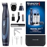Remington Reiseset Hygiene im Etui [13-teilig: für Haare & Maniküre/Pediküre etc.] Bartschneider,...