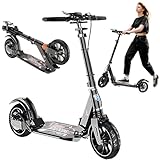 CXYTX Cityroller Scooter (200×50mm) PU Big Wheel, Doppelte Stoßdämpfer, ABEC-9 Kugellager,...