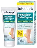 tetesept Schrunden-Salbe Repair+ – Fußcreme mit Hydro-Lipid Komplex, Dexpanthenol + Sheabutter...