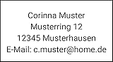 Adressaufkleber 195 Stück 38x21,2mm. Personalisiert mit Ihrem Wunschtext. Adressetiketten für...