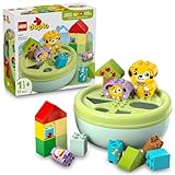LEGO DUPLO Formsortierer: Welpenhaus - Lernspielzeug für Kleinkinder - Montessori Spielzeug mit...