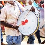CORHAD Holzgriff Trommelmallet mit Filzkopf Rutschfester Percussion schlägel Langlebiger für...