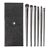 LacyMC 6pcs Lidschatten Make-Up Pinsel Set,Pinsel Kosmetiktasche Portable Reise Make Up Pinsel...