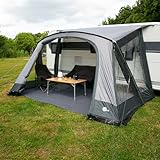 your GEAR Vorzelt Positano 330 - Wohnwagenvorzelt mit 4 Fenstern und großer Tür. UV 50+ Caravan...