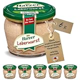 Keunecke Harzer Leberwurst 6x200g – streichzart & herzhaft – ohne Geschmacksverstärker –...