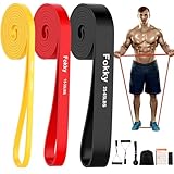 Fokky Fitnessbänder, Resistance Bands Set, Widerstandsbänder Fitnessband mit Türanker und...
