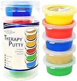 JFA Medical Therapieknete 57g, 5 verschiedene Stärken, 5 verschiedene Farben, Putty für...
