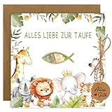 Happirra Karte Taufe Geldgeschenke Verpackung mit Umschlägen, Taufgeschenke für Mädchen Jungs,...