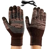 Heizhandschuhe | Elektrisch Beheizte Touchscreen Handschuhe Mit Wärmefunktion - Wärmende Fahrrad...