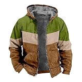 Herren-Kapuzenpullover mit Reißverschluss, leicht, lässig, Winterjacke, durchgehender...