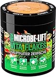 MICROBE-LIFT Vita Flakes - 250 ml - Hochwertiges Flockenfutter als Alleinfutter, fördert Gesundheit...