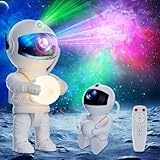 Sternenhimmel Projektor, Astronaut LED Sternenprojektor sitzen/stehen, 8 Nebelmodi, 2 Sternenmodi &...