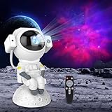 Astronaut Sternenhimmel Projektor, 360° verstellbarer Sternenhimmelprojektor mit Bluetooth, Timer...