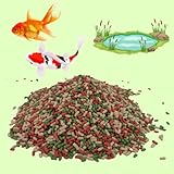 Premium Teich-Sticks bunt 3 kg Sack (ca. 35 L) - 4 mm schwimmend für Teichfische, Goldfische & Kois...