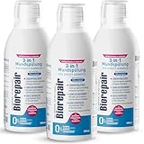 3x Biorepair 3-in1 Mundspülung – Das Orginal mit microRepair Zink-Hydroxylapatit – mit...
