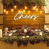 Cheers Neonschild USB betrieben mit dimmbarem Schalter LED Neonlichtschild für Wandhintergrund...