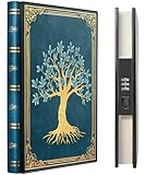ZXHQ Luxuriöses Tagebuch mit Schloss, 180° Flaches Design, A5 Notizbuch für Erwachsene Männer...