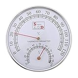 Sauna Raumthermometer & Hygrometer 0-120℃ 10%-100%RH Verwendet in Sauna Raum Badezimmer...