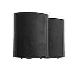 Pronomic USP-430 BK HiFi Wandlautsprecher Paar - 2-Wege Lautsprecher Boxen im Set - Ideal für...