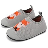 BARFULKER Hausschuhe Kinder Jungen Mädchen Atmungsaktive Pantoffeln Leicht Rutschfest...