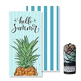 Lorymachy Mikrofaser Strandtuch - 180x100 cm Strandtuch XXL, 250GSM Schnelltrocknendes Badetuch...