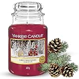 Yankee Candle Duftkerze im Glas (Große Kerze im Glas) | Christmas Magic | Brenndauer bis zu 150...