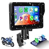 Hodozzy Carplay Bildschirm für Motorrad,Wireless CarPlay Android Auto Display für Motorrad,5 Zoll...