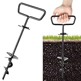 Erdhaken Hund, Heavy Duty Anlegepflock für Hunde, Bodenanker Hund für Hunde bis zu 99 lbs für...